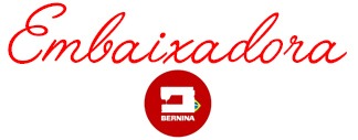 Camila Gonçalves com máquina BERNINA no Atelier em São Paulo